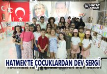 HATMEK’TE ÇOCUKLARDAN DEV SERGİ