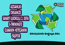 AZGANLIK ORGANİZE SANAYİ İLKOKULU 2. DEFA E-TWİNİNGTE OLMANIN HEYECANINI YAŞIYOR