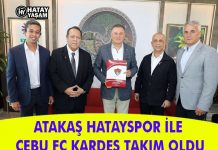 ATAKAŞ HATAYSPOR İLE CEBU FC KARDEŞ TAKIM OLDU