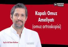 Kapalı Omuz Ameliyatı (omuz artroskopisi)
