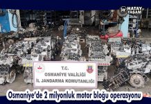 Osmaniye’de 2 milyonluk motor bloğu operasyonu