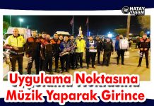 Uygulama Noktasına Müzik Yaparak Girince