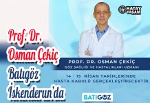 Prof. Dr. Osman Çekiç Batıgöz İskenderun’da