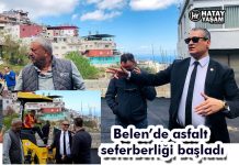 Belen’de asfalt seferberliği başladı