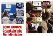 Arsuz Nardüzü Ortaokulu’nda Geri dönüşüm