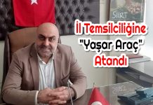 İl Temsilciliğine “Yaşar Araç” Atandı