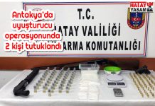 Antakya’da uyuşturucu operasyonunda 2 kişi tutuklandı