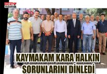 KAYMAKAM KARA HALKIN SORUNLARINI DİNLEDİ
