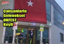 Çalışanlarla Geleneksel ONFEST Keyfi