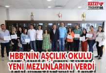 HBB’NİN AŞÇILIK OKULU YENİ MEZUNLARINI VERDİ