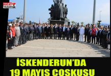 İSKENDERUN’DA 19 MAYIS COŞKUSU