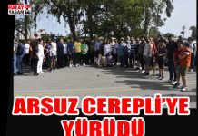 ARSUZ CEREPLİ’YE YÜRÜDÜ