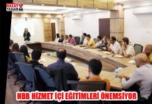 HBB HİZMET İÇİ EĞİTİMLERİ ÖNEMSİYOR