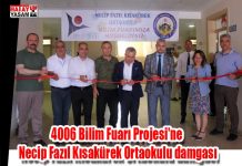 4006 Bilim Fuarı Projesi’ne Necip Fazıl Kısakürek Ortaokulu damgası