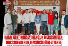 HATAY KENT KONSEYİ GENÇLİK MECLİSİN’DEN HGC İSKENDERUN TEMSİLCİLİĞİNE ZİYARET