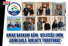 ARİAD BAŞKANI AĞIR: ‘GELECEĞE EMİN ADIMLARLA, BİRLİKTE YÜRÜYORUZ’