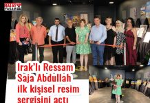 Irak’lı Ressam Saja Abdullah ilk kişisel resim sergisini açtı
