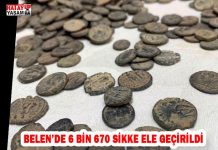 BELEN’DE 6 BİN 670 SİKKE ELE GEÇİRİLDİ