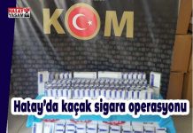 Hatay’da kaçak sigara operasyonu
