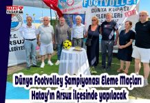 Dünya Footvolley Şampiyonası Eleme Maçları Hatay’ın Arsuz ilçesinde yapılacak