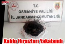 Kablo Hırsızları Yakalandı