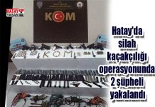 Hatay’da silah kaçakçılığı operasyonunda 2 şüpheli yakalandı