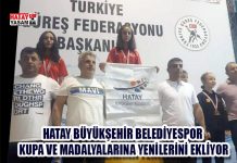 HATAY BÜYÜKŞEHİR BELEDİYESPOR KUPA VE MADALYALARINA YENİLERİNİ EKLİYOR