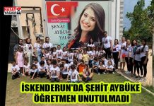 İSKENDERUN’DA ŞEHİT AYBÜKE ÖĞRETMEN UNUTULMADI
