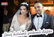 Geniş katılımlı görkemli düğün