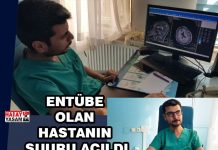ENTÜBE OLAN HASTANIN ŞUURU AÇILDI