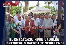 EL EMEĞİ GÖZÜ NURU ÜRÜNLER İSKENDERUN HATMEK’TE SERGİLENDİ
