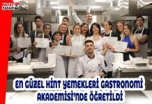 EN GÜZEL HİNT YEMEKLERİ GASTRONOMİ AKADEMİSİ’NDE ÖĞRETİLDİ