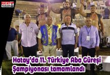 Hatay’da 11. Türkiye Aba Güreşi Şampiyonası tamamlandı
