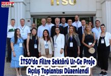İTSO’da Filtre Sektörü Ur-Ge Proje Açılış Toplantısı Düzenlendi