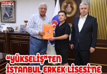 “YÜKSELİŞ”TEN İSTANBUL ERKEK LİSESİ’NE