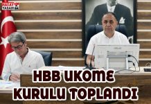 HBB UKOME KURULU TOPLANDI