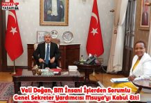 Vali Doğan, BM İnsani İşlerden Sorumlu Genel Sekreter Yardımcısı Msuya’yı Kabul Etti