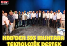 HBB’DEN 593 MUHTARA TEKNOLOJİK DESTEK