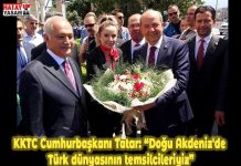 KKTC Cumhurbaşkanı Tatar: “Doğu Akdeniz’de Türk dünyasının temsilcileriyiz”