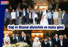 Dağ ve Altunal ailelerinin en mutlu günü