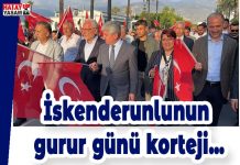 İskenderunlunun gurur günü korteji…