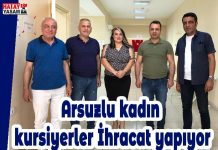 Arsuzlu kadın kursiyerler İhracat yapıyor