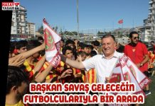 BAŞKAN SAVAŞ GELECEĞİN FUTBOLCULARIYLA BİR ARADA