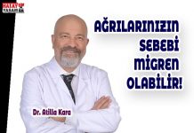 AĞRILARINIZIN SEBEBİ MİGREN OLABİLİR!