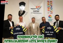 FENERBAHÇE’NİN ESKİ FUTBOLCULARINDAN LÜTFÜ SAVAŞ’A ZİYARET