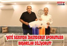 ‘YENİ SEZONDA İSKENDERUN SPORUMUZA BAŞARILAR DİLİYORUM’