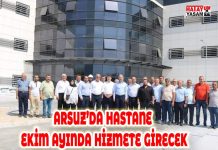 ARSUZ’DA HASTANE EKİM AYINDA HİZMETE GİRECEK