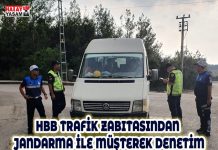 HBB TRAFİK ZABITASINDAN JANDARMA İLE MÜŞTEREK DENETİM
