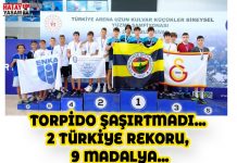 TORPİDO ŞAŞIRTMADI… 2 TÜRKİYE REKORU, 9 MADALYA…