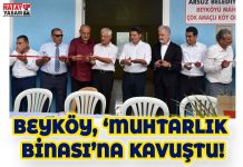 BEYKÖY, ‘MUHTARLIK BİNASI’NA KAVUŞTU!